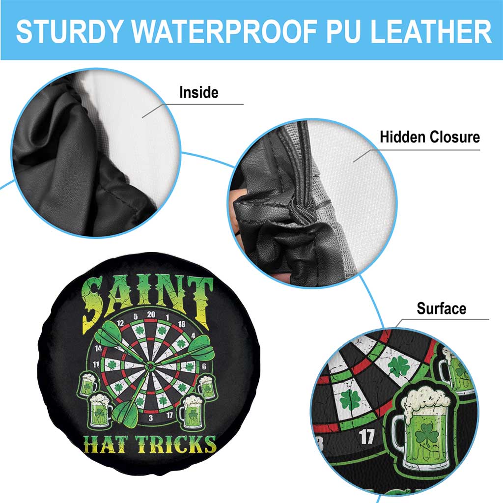 Saint Hat Tricks St Patricks Day Spare Tire Cover Darts Player Gift
