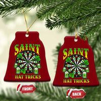 Saint Hat Tricks St Patricks Day Ceramic Ornament Darts Player Gift