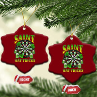 Saint Hat Tricks St Patricks Day Ceramic Ornament Darts Player Gift