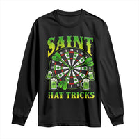 Saint Hat Tricks St Patricks Day Long Sleeve Shirt Darts Player Gift