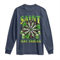 Saint Hat Tricks St Patricks Day Long Sleeve Shirt Darts Player Gift
