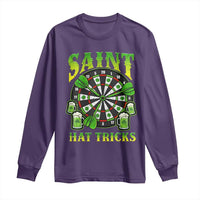 Saint Hat Tricks St Patricks Day Long Sleeve Shirt Darts Player Gift
