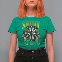 Saint Hat Tricks St Patricks Day T Shirt For Women Darts Player Gift