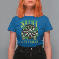 Saint Hat Tricks St Patricks Day T Shirt For Women Darts Player Gift