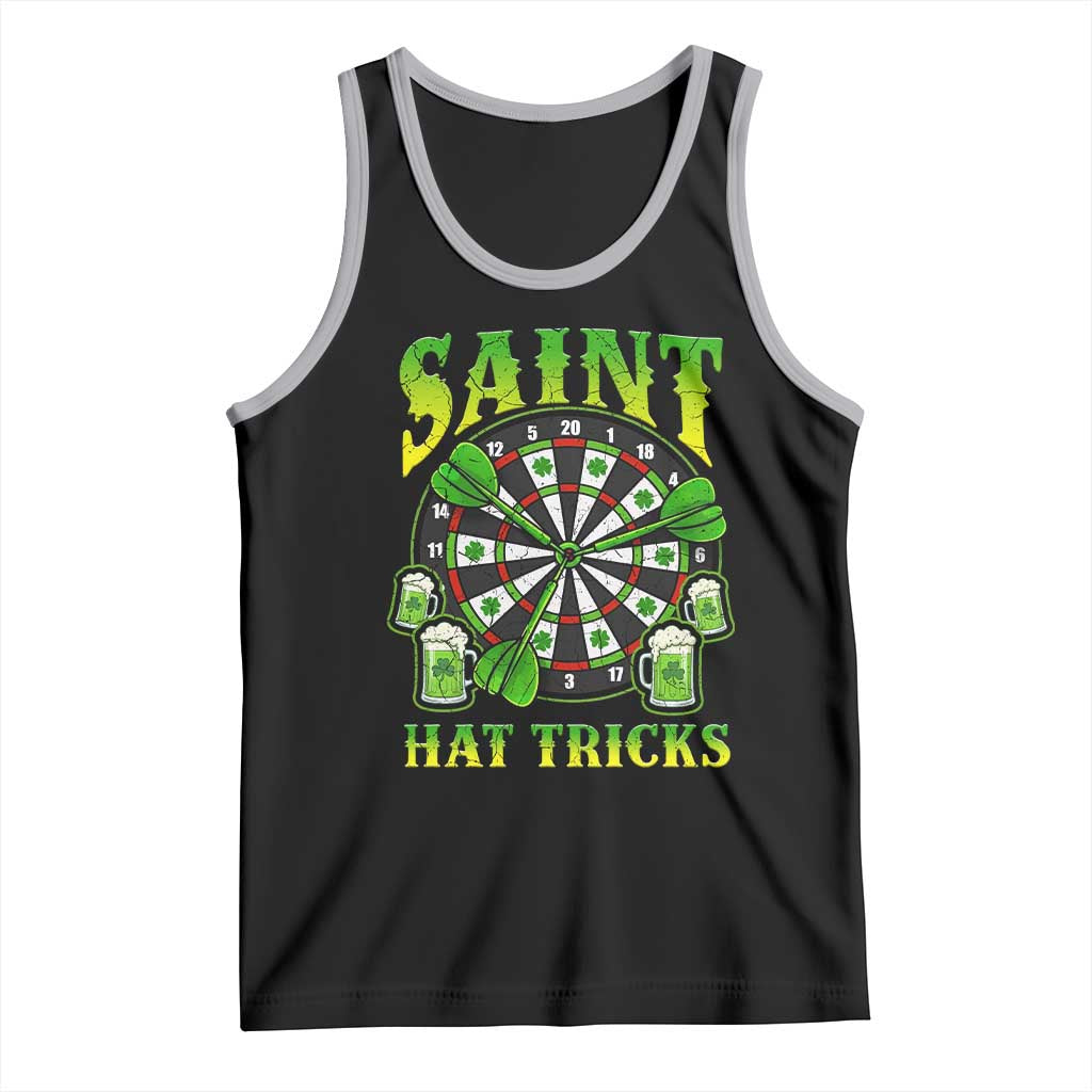 Saint Hat Tricks St Patricks Day Tank Top Darts Player Gift
