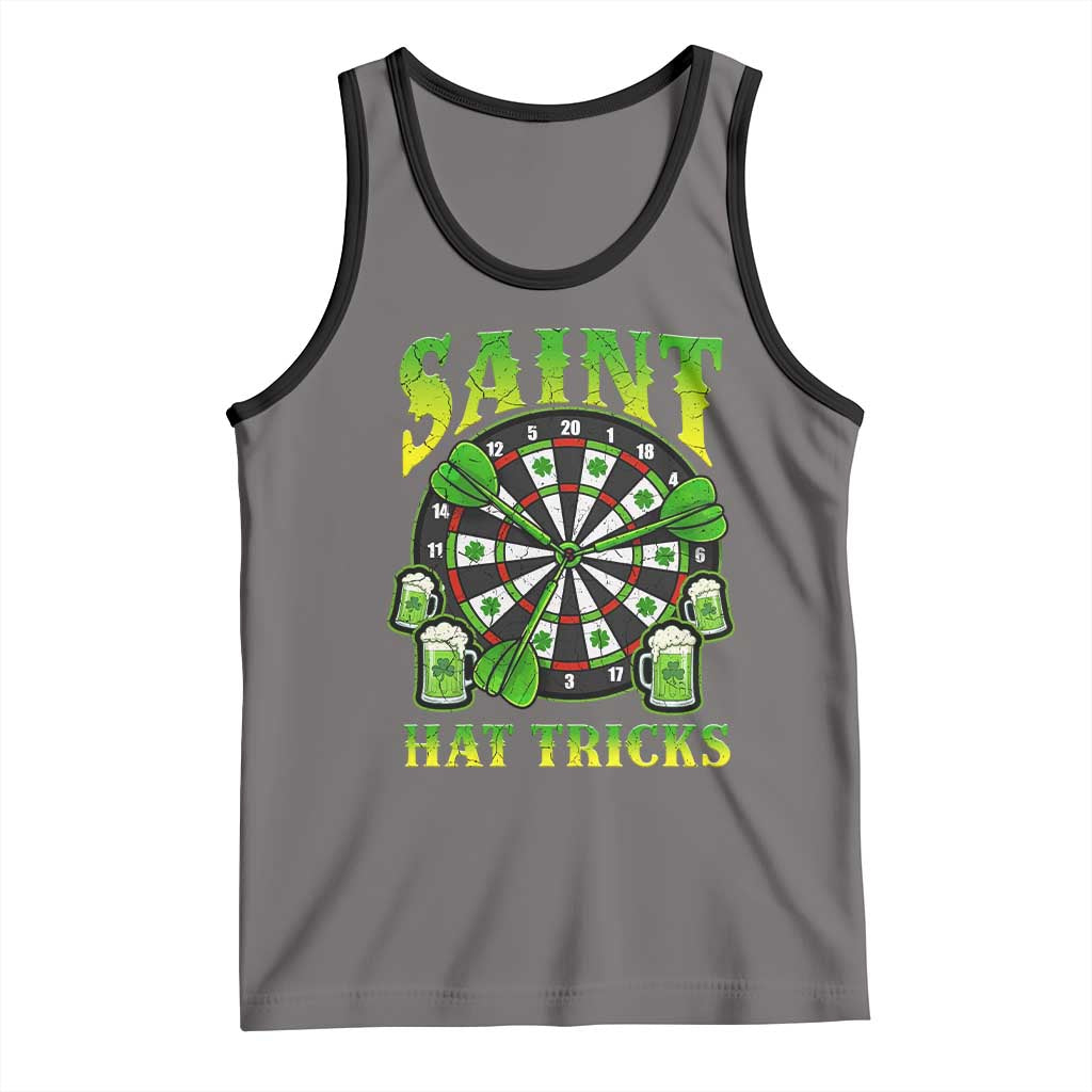 Saint Hat Tricks St Patricks Day Tank Top Darts Player Gift