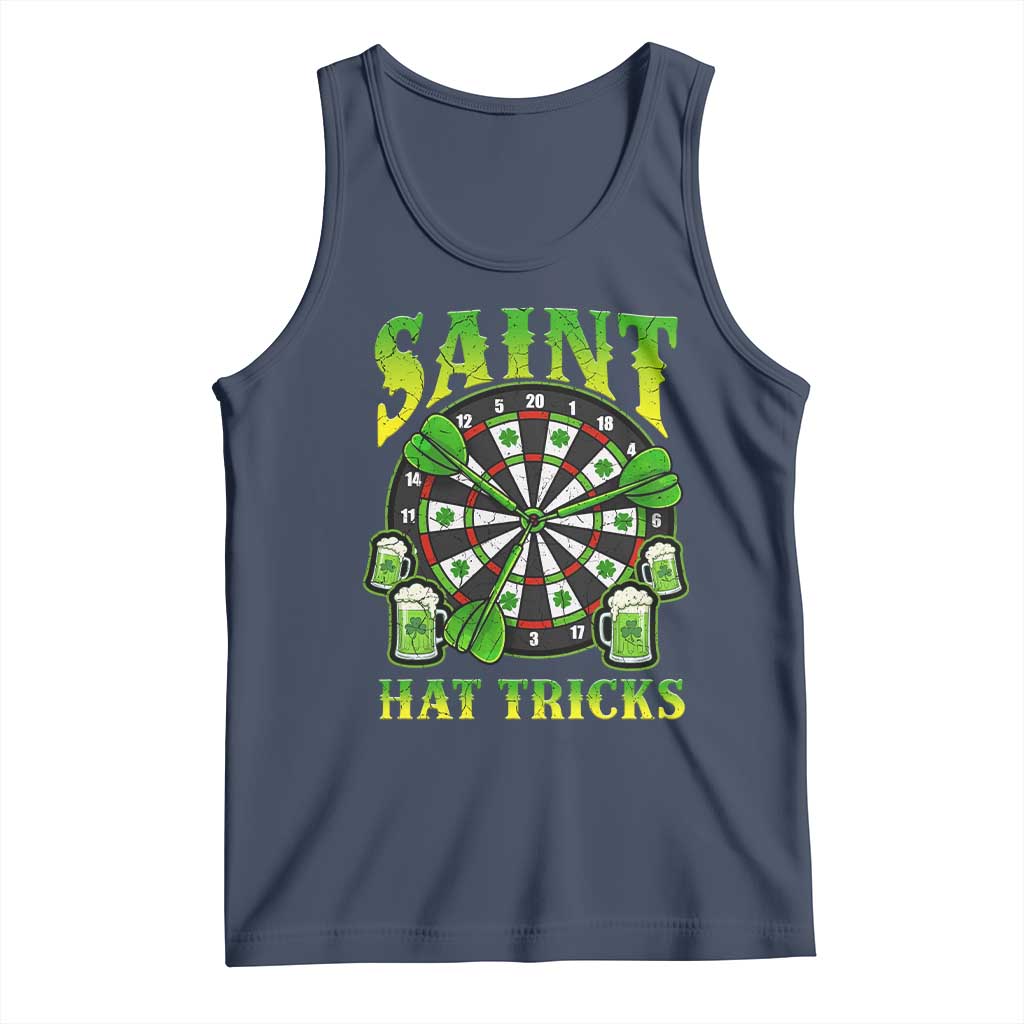 Saint Hat Tricks St Patricks Day Tank Top Darts Player Gift