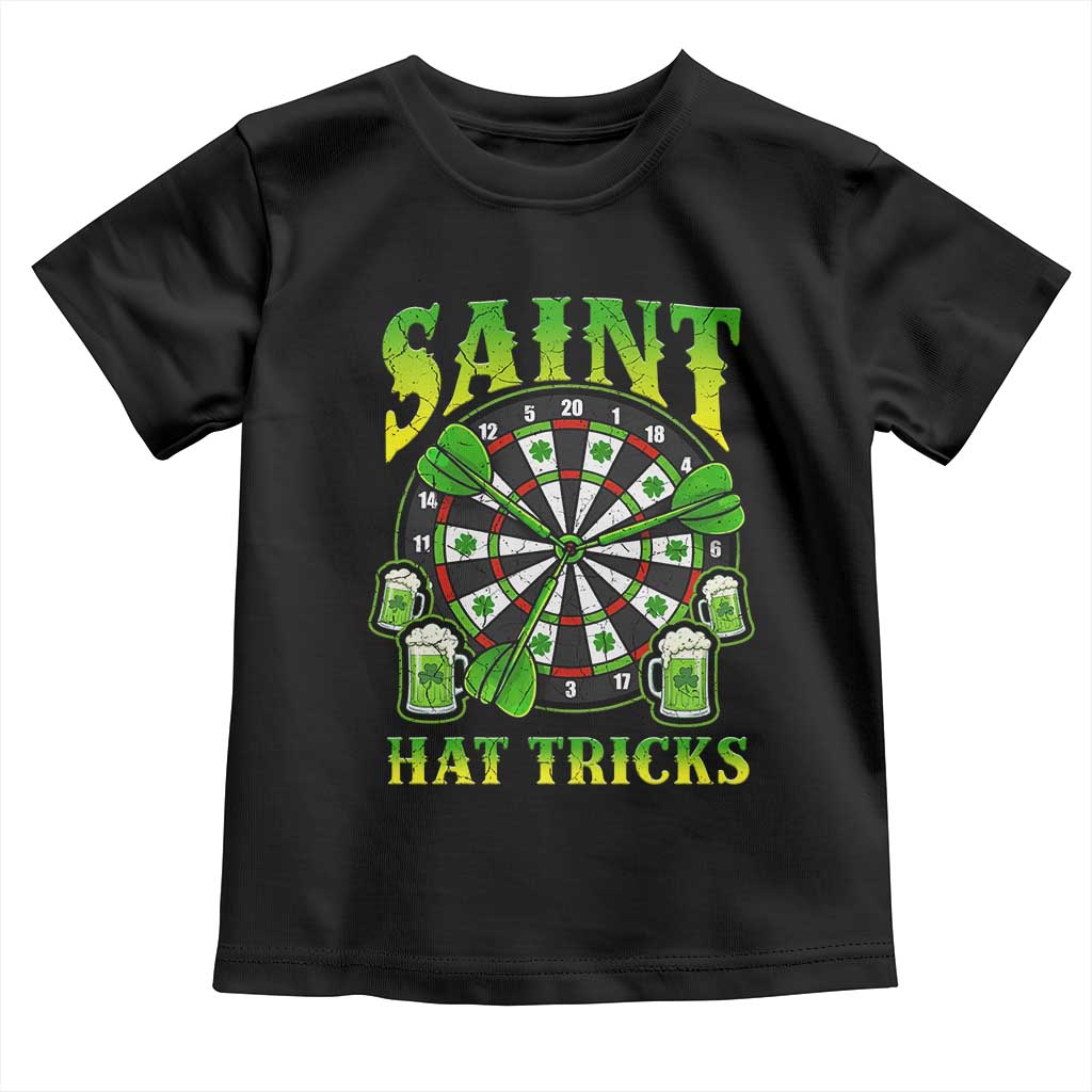 Saint Hat Tricks St Patricks Day Toddler T Shirt Darts Player Gift