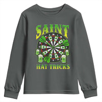 Saint Hat Tricks St Patricks Day Youth Sweatshirt Darts Player Gift