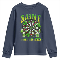 Saint Hat Tricks St Patricks Day Youth Sweatshirt Darts Player Gift