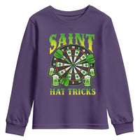 Saint Hat Tricks St Patricks Day Youth Sweatshirt Darts Player Gift