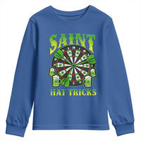 Saint Hat Tricks St Patricks Day Youth Sweatshirt Darts Player Gift