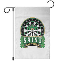 Saint Hat Tricks Garden Flag St Patricks Day Dart Thrower Gift