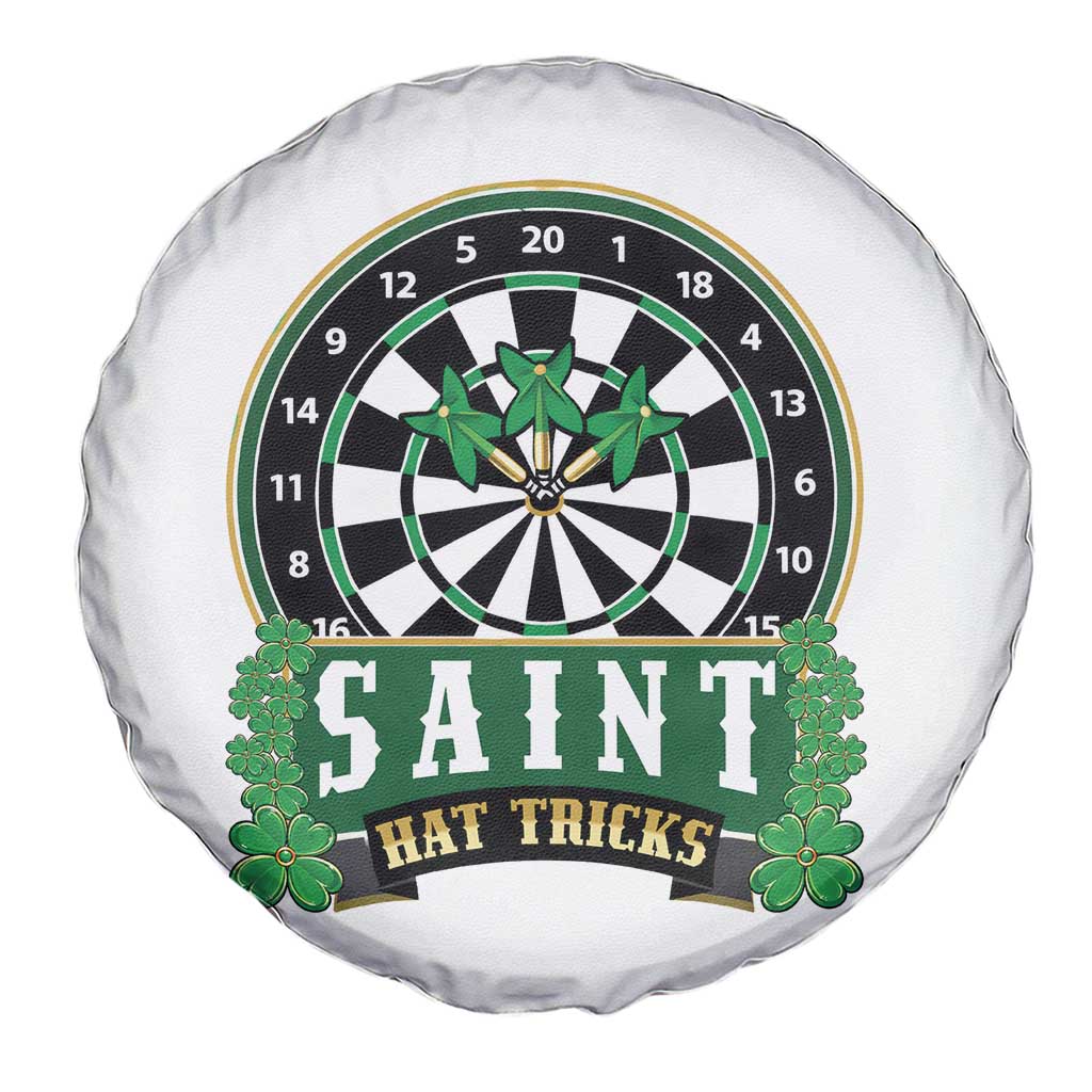 Saint Hat Tricks Spare Tire Cover St Patricks Day Dart Thrower Gift