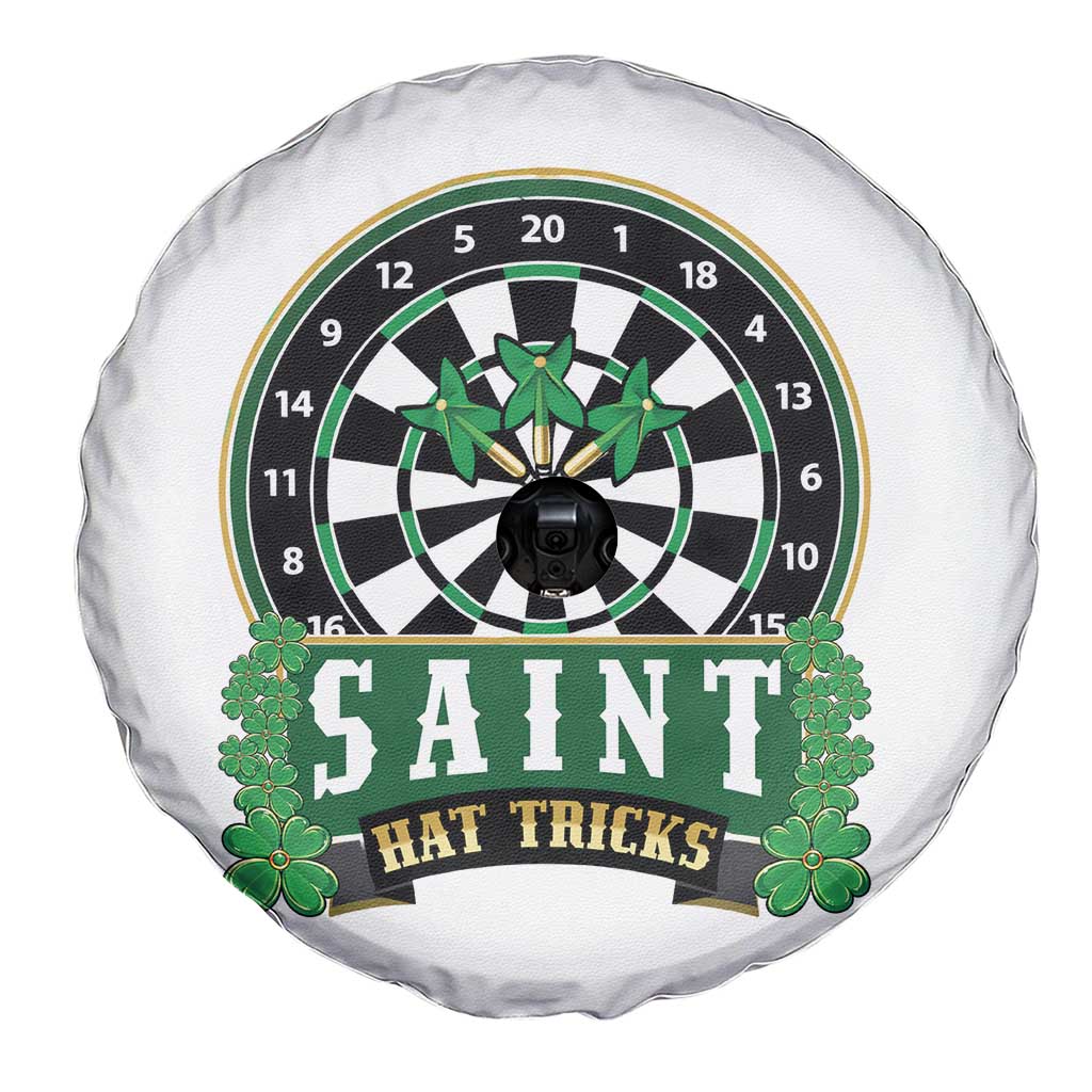Saint Hat Tricks Spare Tire Cover St Patricks Day Dart Thrower Gift