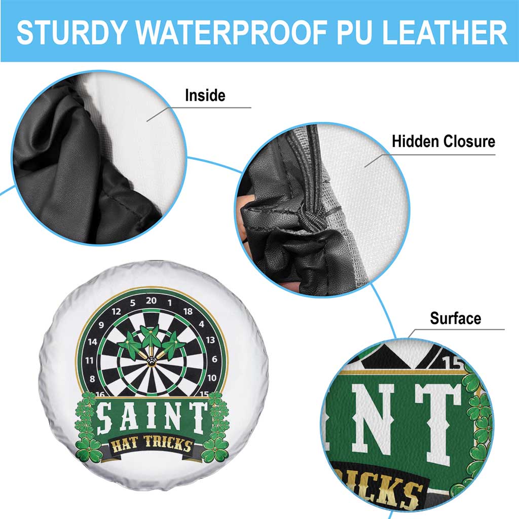 Saint Hat Tricks Spare Tire Cover St Patricks Day Dart Thrower Gift
