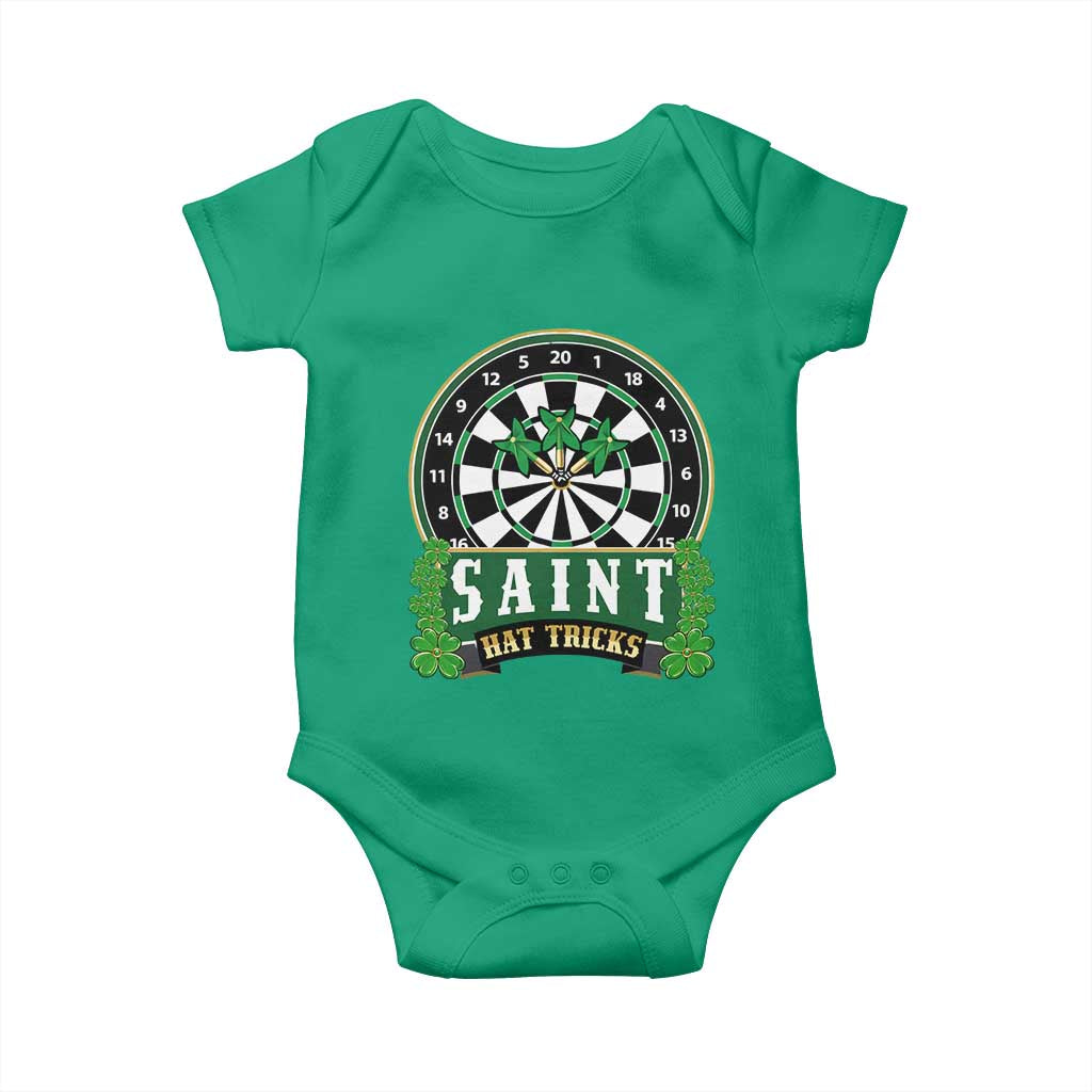 Saint Hat Tricks Baby Onesie St Patricks Day Dart Thrower Gift