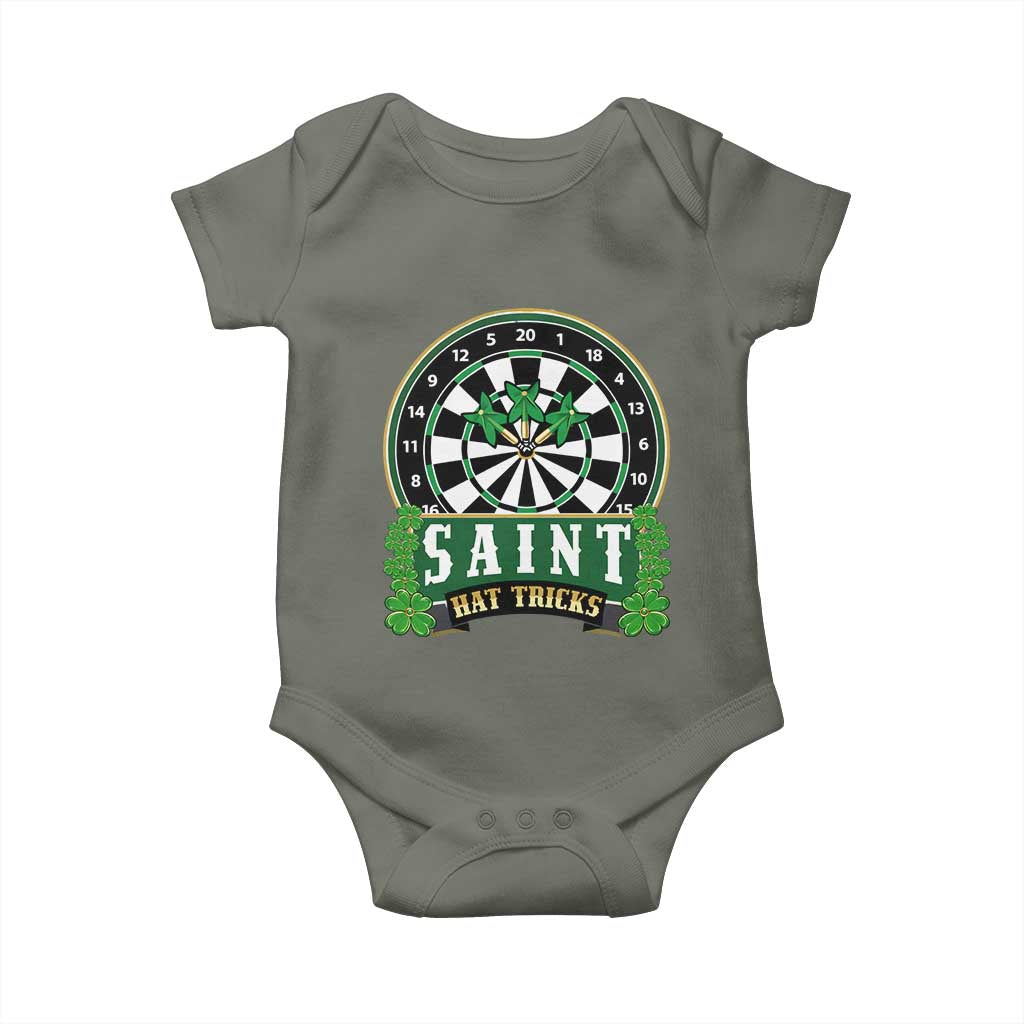 Saint Hat Tricks Baby Onesie St Patricks Day Dart Thrower Gift