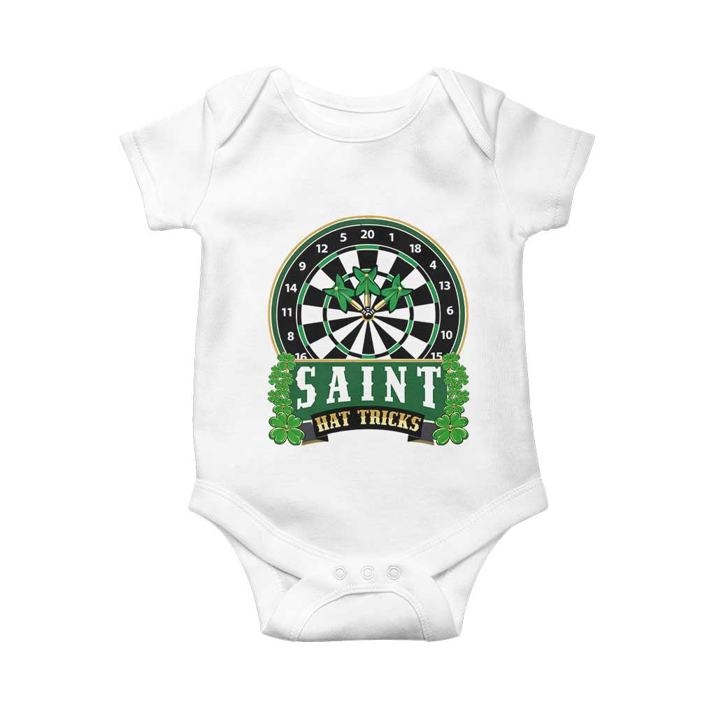 Saint Hat Tricks Baby Onesie St Patricks Day Dart Thrower Gift