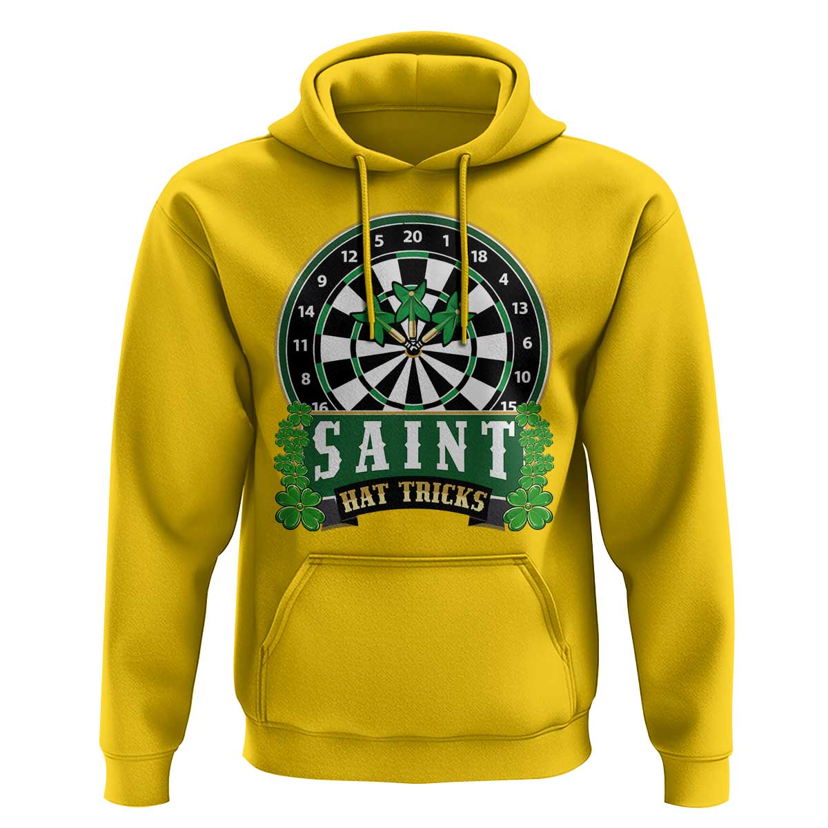 Saint Hat Tricks Hoodie St Patricks Day Dart Thrower Gift