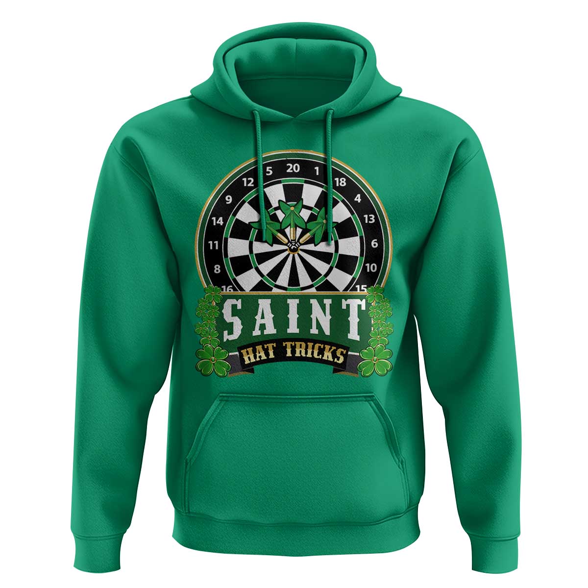 Saint Hat Tricks Hoodie St Patricks Day Dart Thrower Gift