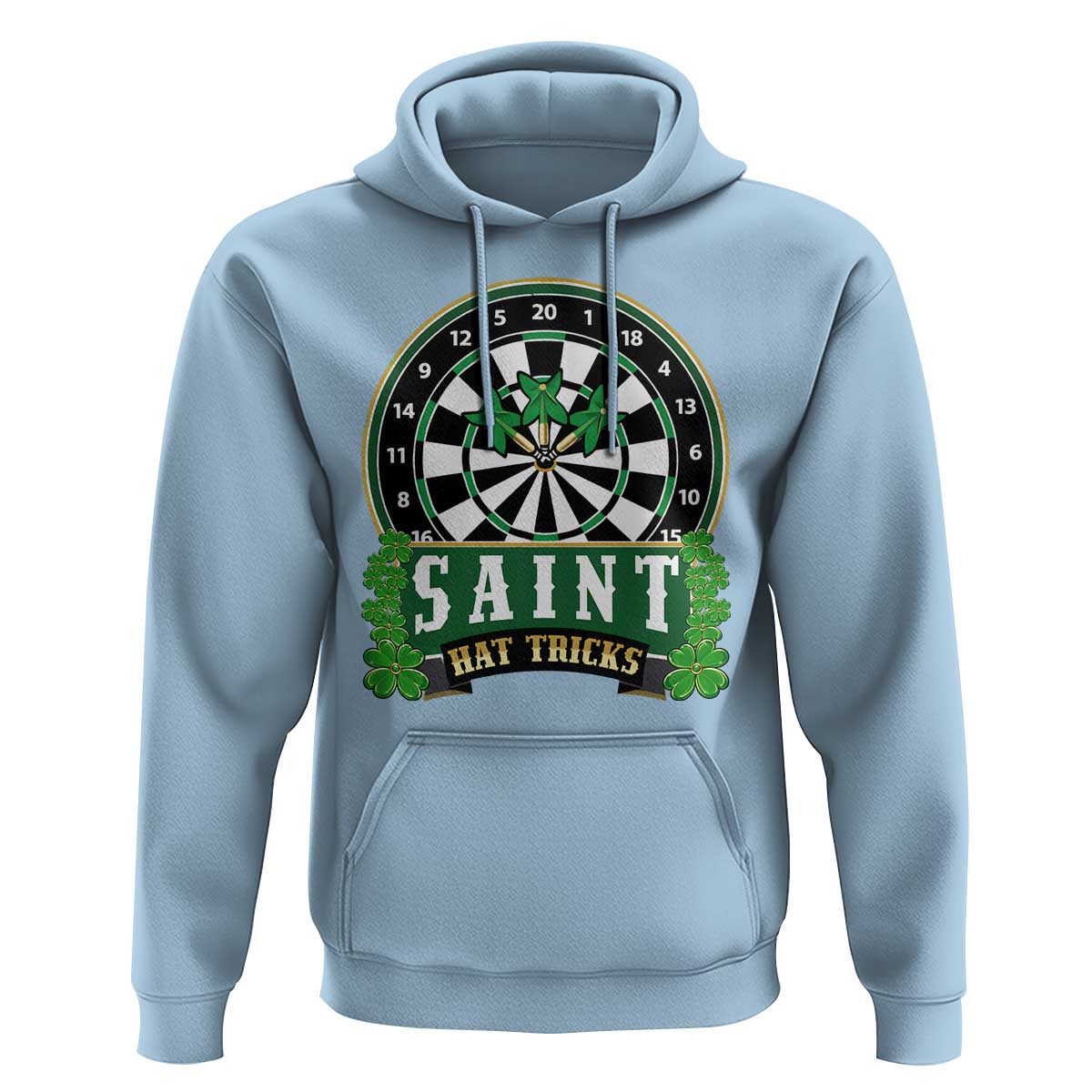 Saint Hat Tricks Hoodie St Patricks Day Dart Thrower Gift