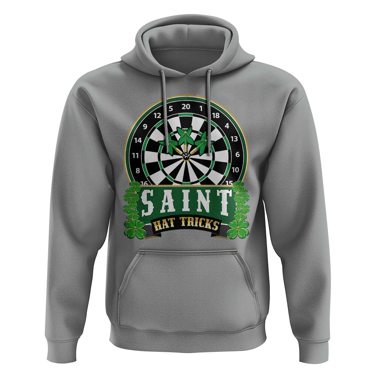 Saint Hat Tricks Hoodie St Patricks Day Dart Thrower Gift