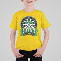 Saint Hat Tricks T Shirt For Kid St Patricks Day Dart Thrower Gift