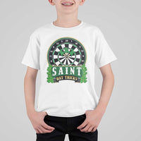 Saint Hat Tricks T Shirt For Kid St Patricks Day Dart Thrower Gift