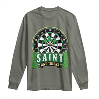 Saint Hat Tricks Long Sleeve Shirt St Patricks Day Dart Thrower Gift