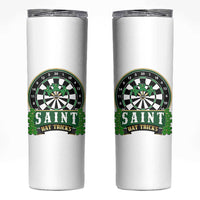 Saint Hat Tricks Skinny Tumbler St Patricks Day Dart Thrower Gift