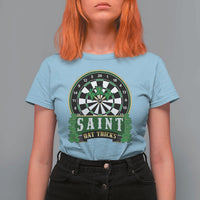 Saint Hat Tricks T Shirt For Women St Patricks Day Dart Thrower Gift