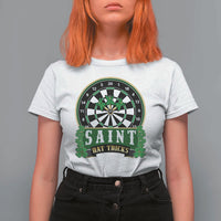 Saint Hat Tricks T Shirt For Women St Patricks Day Dart Thrower Gift