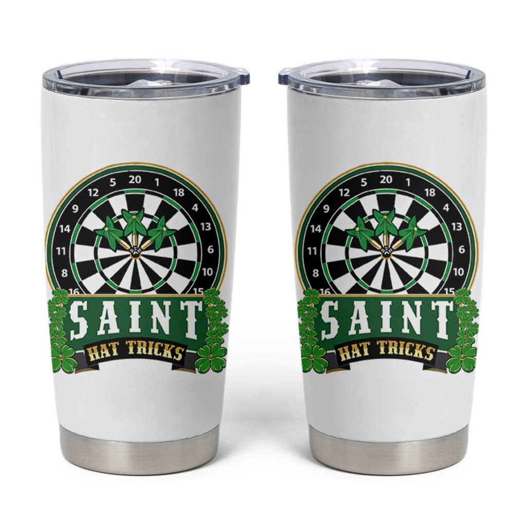 Saint Hat Tricks Tumbler Cup St Patricks Day Dart Thrower Gift