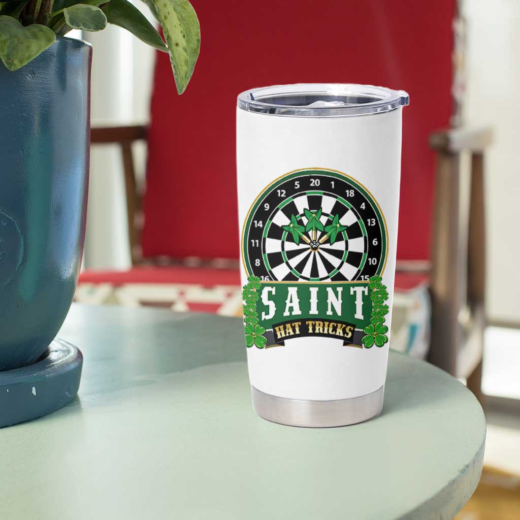 Saint Hat Tricks Tumbler Cup St Patricks Day Dart Thrower Gift