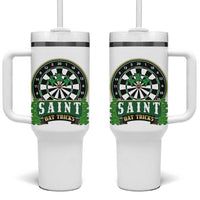 Saint Hat Tricks Tumbler With Handle St Patricks Day Dart Thrower Gift