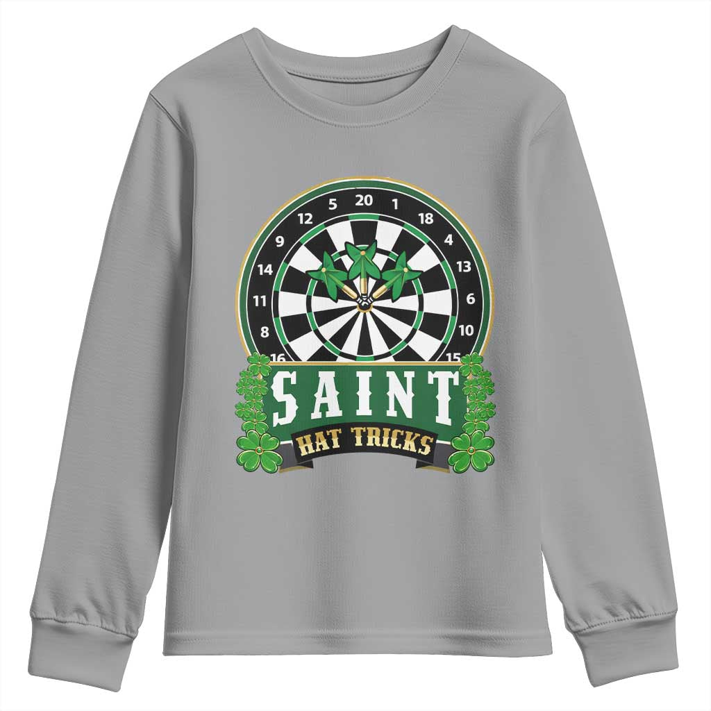 Saint Hat Tricks Youth Sweatshirt St Patricks Day Dart Thrower Gift
