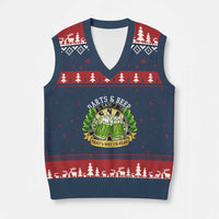 Beer And Darts St Patricks Day Gift V-Neck Knit Sweater Vest That Is Why I Am Here