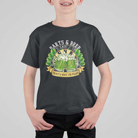 Beer And Darts St Patricks Day Gift T Shirt For Kid That Is Why I Am Here