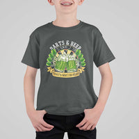 Beer And Darts St Patricks Day Gift T Shirt For Kid That Is Why I Am Here