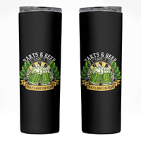 Beer And Darts St Patricks Day Gift Skinny Tumbler That Is Why I Am Here