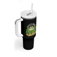 Beer And Darts St Patricks Day Gift Tumbler With Handle That Is Why I Am Here