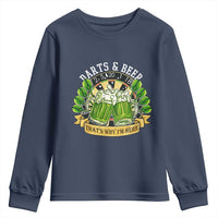 Beer And Darts St Patricks Day Gift Youth Sweatshirt That Is Why I Am Here