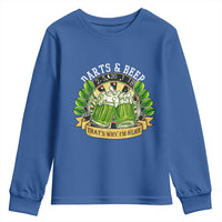 Beer And Darts St Patricks Day Gift Youth Sweatshirt That Is Why I Am Here