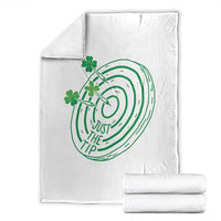 Dirty Humor Dartist St Patricks Day Gift Throw Blanket Just The Tip