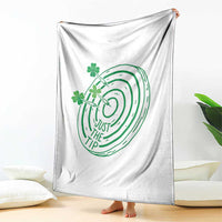 Dirty Humor Dartist St Patricks Day Gift Throw Blanket Just The Tip