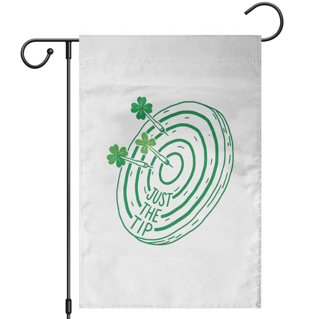 Dirty Humor Dartist St Patricks Day Gift Garden Flag Just The Tip