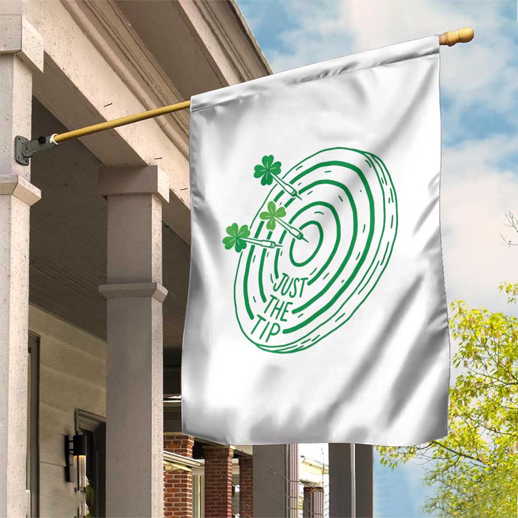 Dirty Humor Dartist St Patricks Day Gift Garden Flag Just The Tip