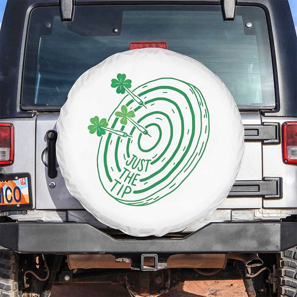 Dirty Humor Dartist St Patricks Day Gift Spare Tire Cover Just The Tip
