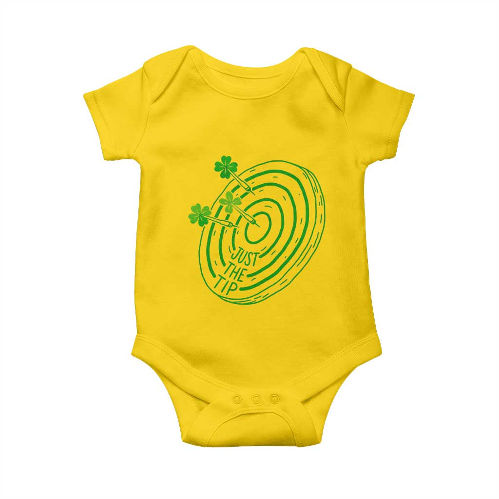 Dirty Humor Dartist St Patricks Day Gift Baby Onesie Just The Tip